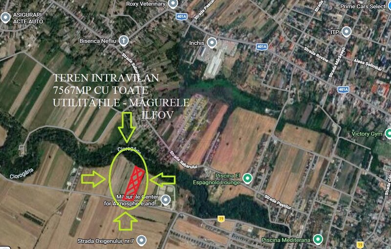 Teren ideal dezvoltare imobiliara in Magurele strada Atmosferei